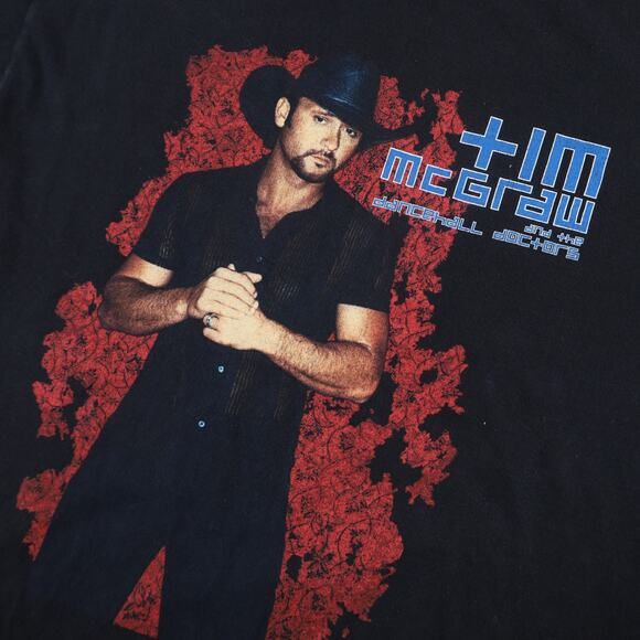 Vintage Tim McGraw Graphic Tour T Shirt - Picture 4 of 10